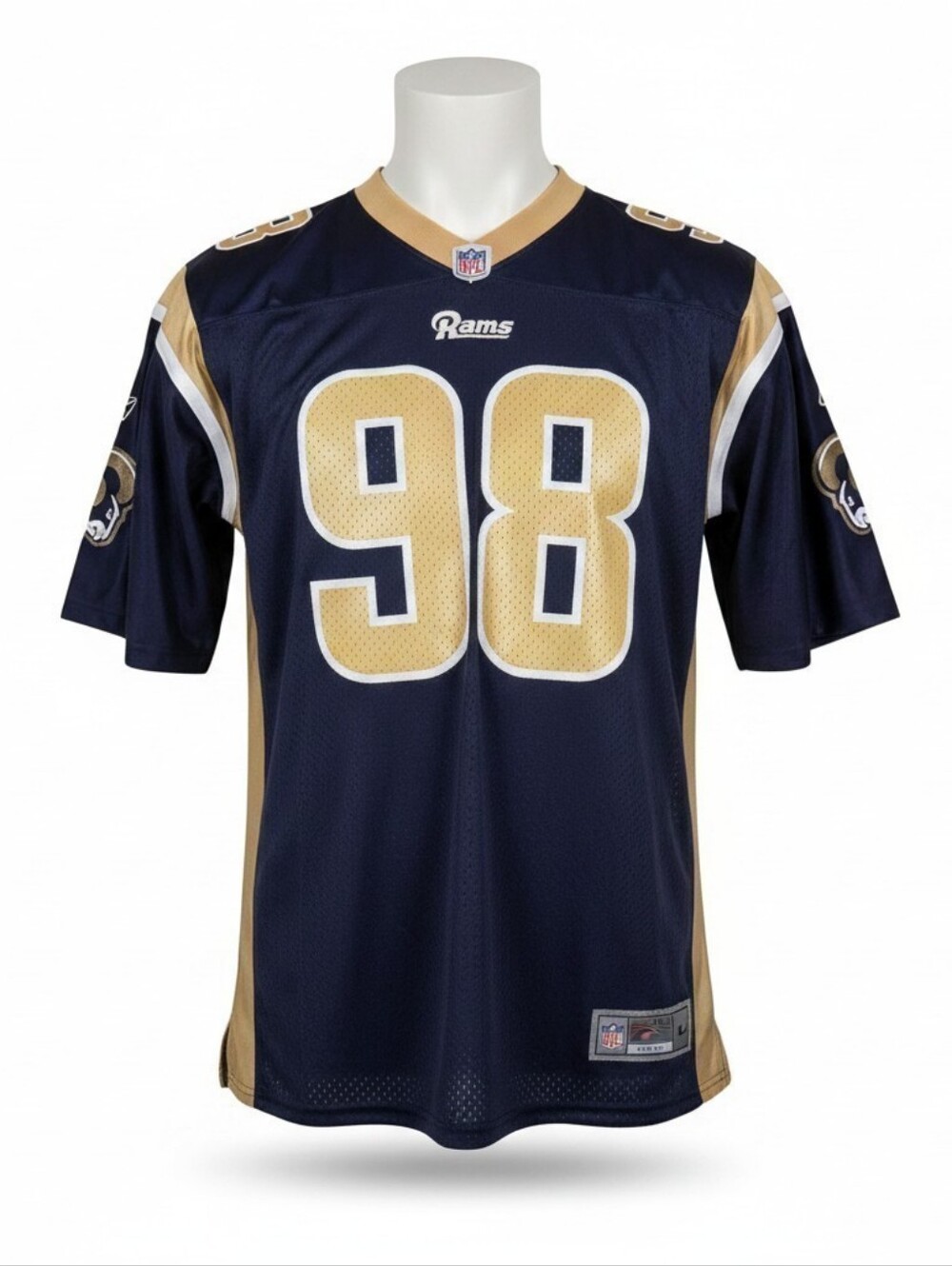 Vintage St Louis Rams Grant Wistrom #98 Football Jersey Reebok NFL, Men's Large